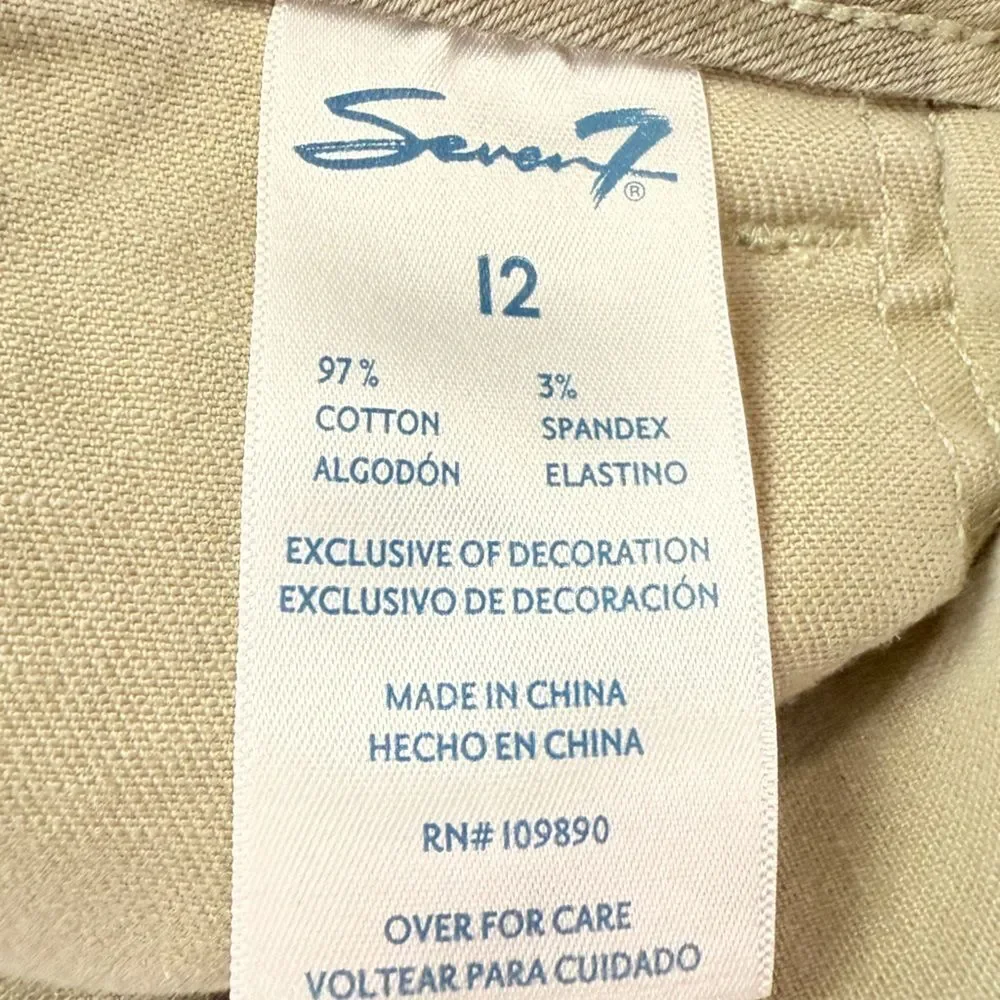 Seven Camo Utility Green Shorts
